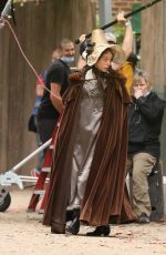 SOPHIE COOKSON on the Set of The Confessions of Frannie Langton in Yorkshire 08/30/2021