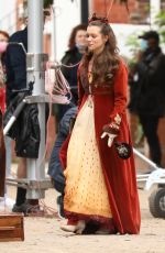 SOPHIE COOKSON on the Set of The Confessions of Frannie Langton in Yorkshire 08/30/2021