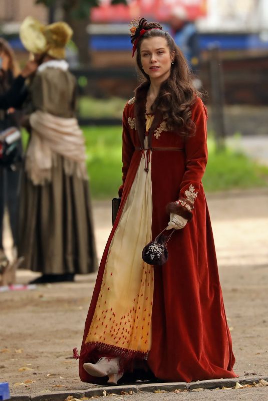 SOPHIE COOKSON on the Set of The Confessions of Frannie Langton in Yorkshire 08/30/2021