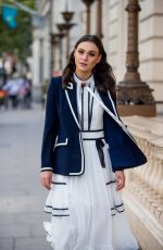 SOPHIE SKELTON Arrives at Bora Aksu Show at London Fashion Week 09/17/2021