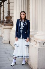 SOPHIE SKELTON Arrives at Bora Aksu Show at London Fashion Week 09/17/2021