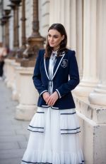 SOPHIE SKELTON Arrives at Bora Aksu Show at London Fashion Week 09/17/2021