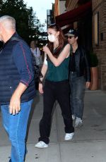 SOPHIE TURNER and Joe Jonas Leaves Greenwich Hotel in New York 09/25/2021