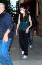 SOPHIE TURNER and Joe Jonas Leaves Greenwich Hotel in New York 09/25/2021