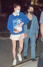 SOPHIE TURNER and Joe Jonas Night Out in New York 09/20/2021