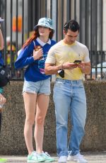 SOPHIE TURNER and Joe Jonas Out and About in New York 09/20/2021