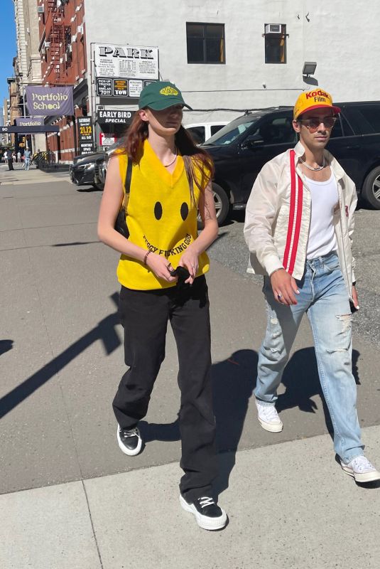 SOPHIE TURNER and Joe Jonas Out in New York 09/19/2021