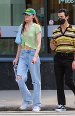 SOPHIE TURNER and Joe Jonas Out in New York 09/21/2021