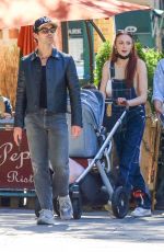 SOPHIE TURNER and Joe Jonas Out with Their Baby in New York 09/25/2021