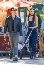 SOPHIE TURNER and Joe Jonas Out with Their Baby in New York 09/25/2021