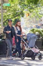 SOPHIE TURNER and Joe Jonas Out with Their Baby in New York 09/25/2021