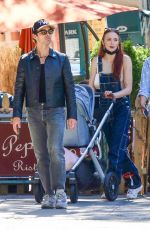 SOPHIE TURNER and Joe Jonas Out with Their Baby in New York 09/25/2021