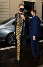 STELLA MAXWELL Arrives at Versace/Fendi Private Party in Milan 09/26/2021