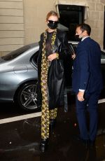 STELLA MAXWELL Arrives at Versace/Fendi Private Party in Milan 09/26/2021