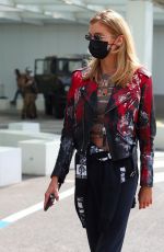 STELLA MAXWELL Arrives in Milan 09/22/2021