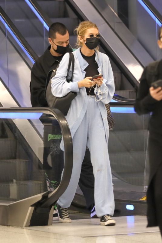 STELLA MAXWELL at LAX Airport in Los Angeles 09/15/2021