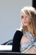 SUKI WATERHOUSE on the Set of a Photoshoot in Los Angeles 09/21/2021