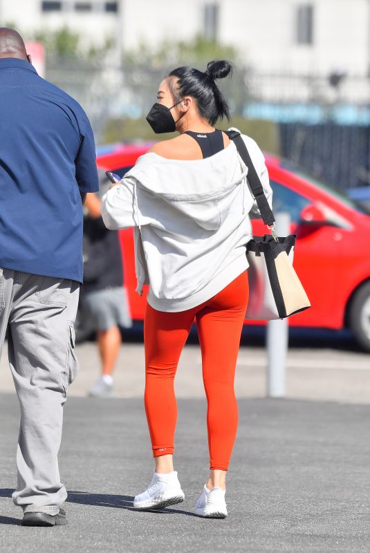 SUNISA LEE Leaves DWTS Studio in Los Angeles 09/15/2021