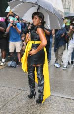 TARAJI P. HENSON at Moschino Fashion Show at Bryant Park in New York 09/09/2021