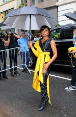 TARAJI P. HENSON at Moschino Fashion Show at Bryant Park in New York 09/09/2021