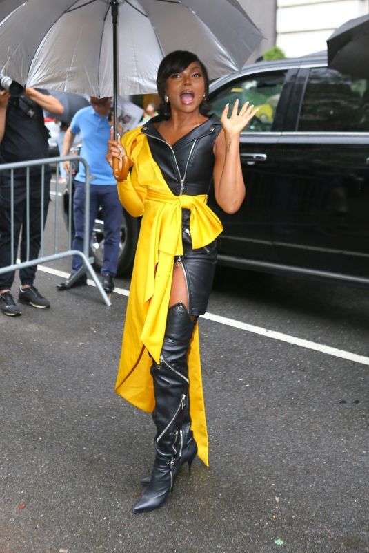 TARAJI P. HENSON at Moschino Fashion Show at Bryant Park in New York 09/09/2021