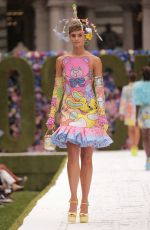 TAYLOR HILL at Moschino SS2022 Fashion Show in New York 09/09/2021