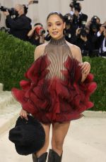 TESSA THOMPSON at 2021 Met Gala in New York 09/13/2021