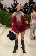 TESSA THOMPSON at 2021 Met Gala in New York 09/13/2021