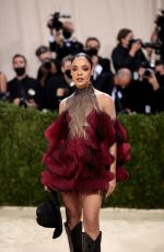 TESSA THOMPSON at 2021 Met Gala in New York 09/13/2021