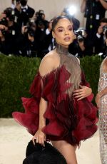 TESSA THOMPSON at 2021 Met Gala in New York 09/13/2021