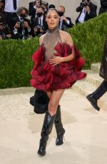 TESSA THOMPSON at 2021 Met Gala in New York 09/13/2021