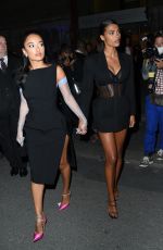 TINA KUNAKEY Arrives at Thierry Mugler: Couturissime Photocall at Paris Fashion Week 09/28/2021