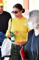 TINA KUNAKEY at Marco Polo Airport in Venice 09/02/2021