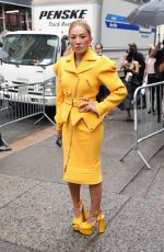 TINA LEUNG Arrives at Moschino Show at New York Fashion Week 09/09/2021