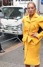 TINA LEUNG Arrives at Moschino Show at New York Fashion Week 09/09/2021