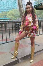 TINASHE at Moschino Show at New York Fashion Week 09/09/2021