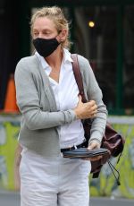 UMA THURMAN Out and About in New York 08/31/2021