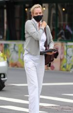 UMA THURMAN Out and About in New York 08/31/2021