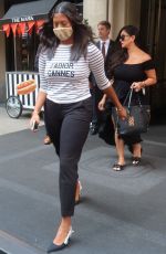 VANESSA and NATALIA BRYANT Out on Madison Avenue in New York 09/12/2021
