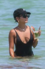 VANESSA HDUGENS in Swimsuit at a Beach in Miami 09/15/2021