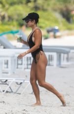 VANESSA HDUGENS in Swimsuit at a Beach in Miami 09/15/2021