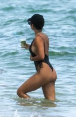 VANESSA HDUGENS in Swimsuit at a Beach in Miami 09/15/2021