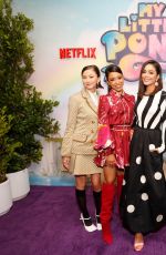 VANESSA HUDGENS and SOFIA CARSON at My Little Pony: A New Generation Photocall in Los Angeles 09/19/2021
