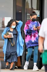 VANESSA HUDGENS Leaves Citibank in Los Angeles 08/31/2021