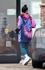 VANESSA HUDGENS Leaves Citibank in Los Angeles 08/31/2021