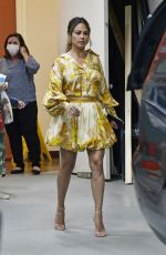 VANESSA MINNILLO Leaves ABC Studios after Promoting Her New Show NCIS: Hawaii 09/27/2021