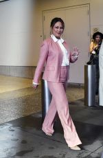 VANESSA MINNILLO Leaves CBS Studios after Promoting Her New Show NCIS - Hawaii in New York 09/27/2021