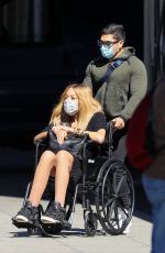WENDY WILLIAMS Out Pushed in a Wheelchair in New York 09/24/2021