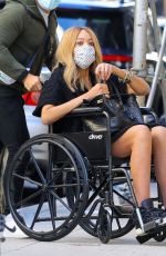 WENDY WILLIAMS Out Pushed in a Wheelchair in New York 09/24/2021