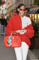 WINNIE HARLOW Out at Milan Fashion Week 09/25/2021